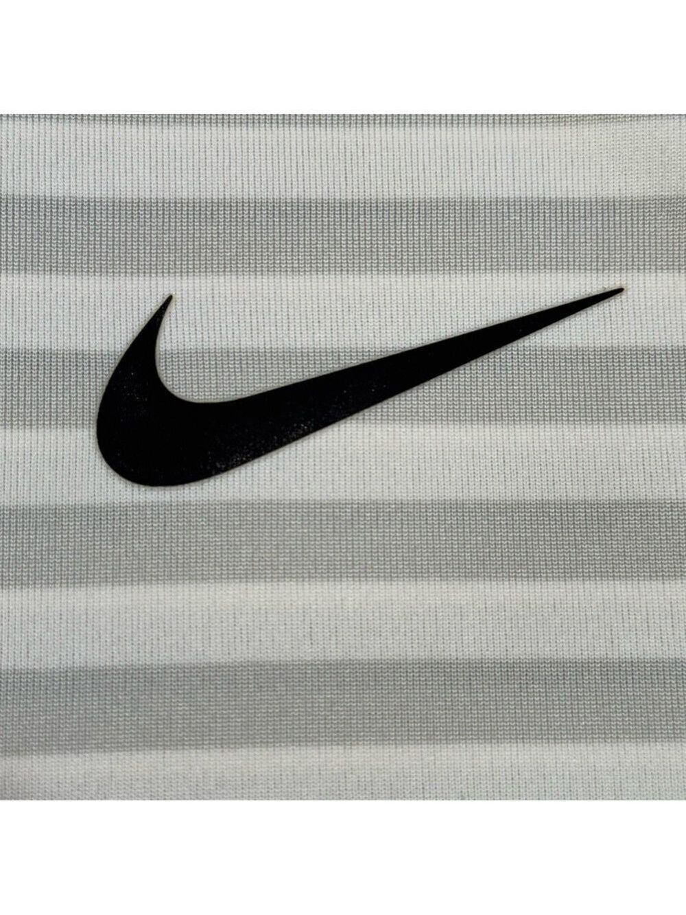 Nike Golf Dri Fit Polo Shirt Men's White Stripe Large - Picture 4 of 7